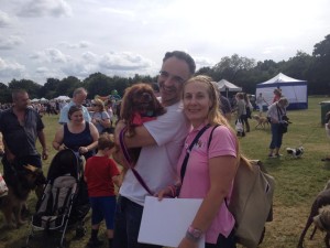 Louise, and Bella with Noel Fitzpatrick