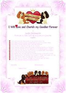 Love & Cherish Certificate Contract